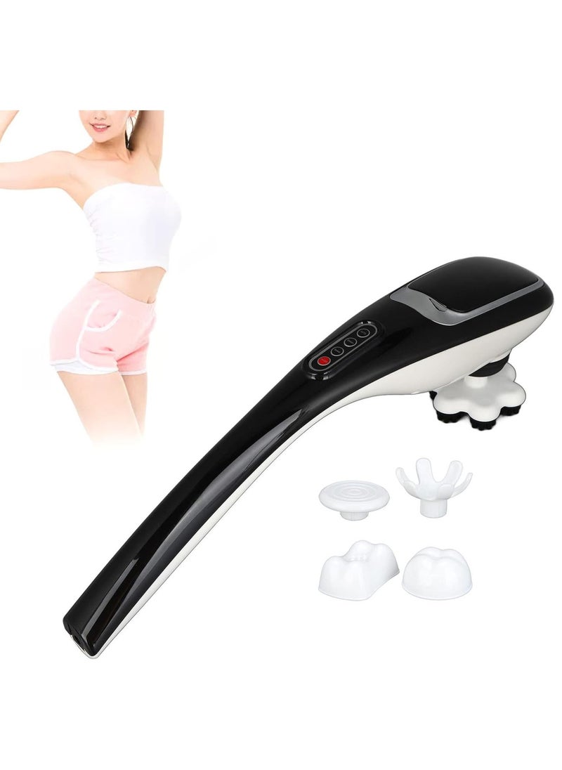 DubaiGallery Cordless Deep Tissue Massager - Handheld Massager with 5 Massage Head Attachments - Ideal for Muscle Tension Relief in Your Back, Neck, Legs, Shoulders, Feet, and Glutes  - Image 1