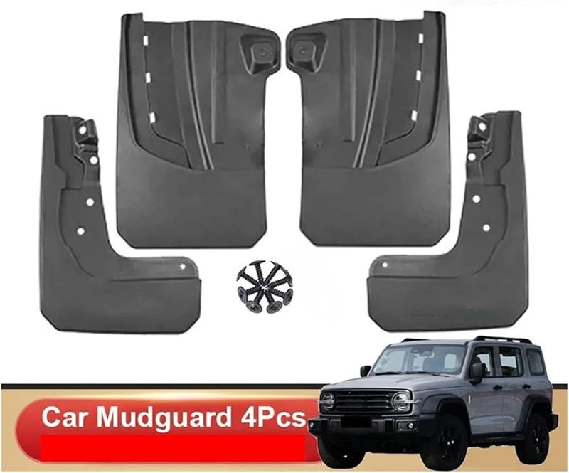 GWM Tank 300 2021 2024 واقيات الطين الأمامية والخلفية، مجموعة من 4 قطع - Image 4