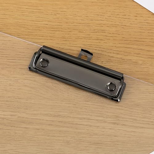 JIARI 4 Pack Clear Acrylic Office Clipboard A4 Letter Size 8.6" x 12.2" (Black 4 Pack) - Image 4