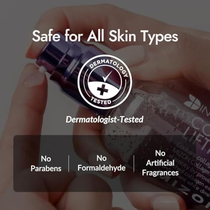 MIZON Collagen Power Lifting Toner Hydrolyzed Collagen with Adenosine Vitamin E Moisturizing Skin Booster for Dry Rough and Aging Skin (120ml 4.06 fl oz) - Image 5