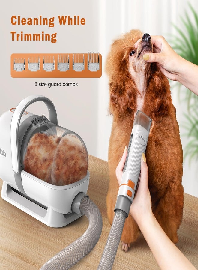 Afloia Dog Grooming Vacuum Kit, All-in-One Pet Grooming Vacuum with Pet Clippers, Low Noise Dog Hair Vacuums with 1.5L Dust Cup, Dogs deshedding Vacuums Brush for Dogs Cats - Image 5