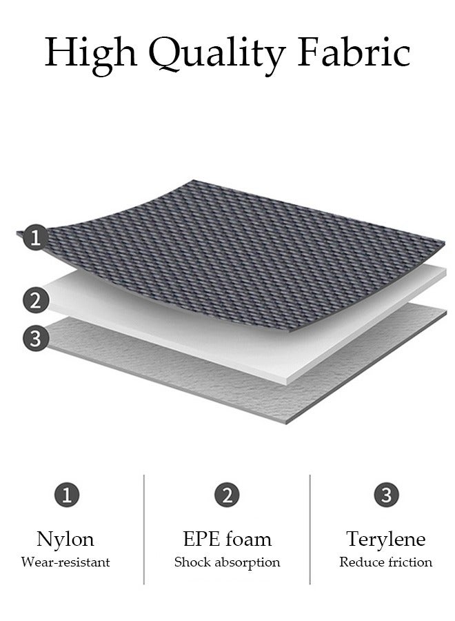 DUNISO 15.6 Inch Laptop Bag with Multi Compartment Lightweight Laptop Hand Bag Crossbody Bag Travel Business Briefcase Water-Resistant Dust-proof Shoulder Messenger Bag for Men and Women Work Office - Image 5