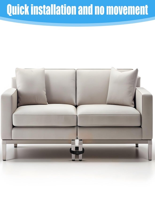 مجموعة جوسوجو من 10 قطع من أحزمة توصيل الأرائك، موصلات أرائك متعددة الاستخدامات، أحزمة توصيل أرائك شديدة التحمل، سهلة التركيب، لا تتطلب أدوات، لربط أرجل الأريكة معًا - Image 5