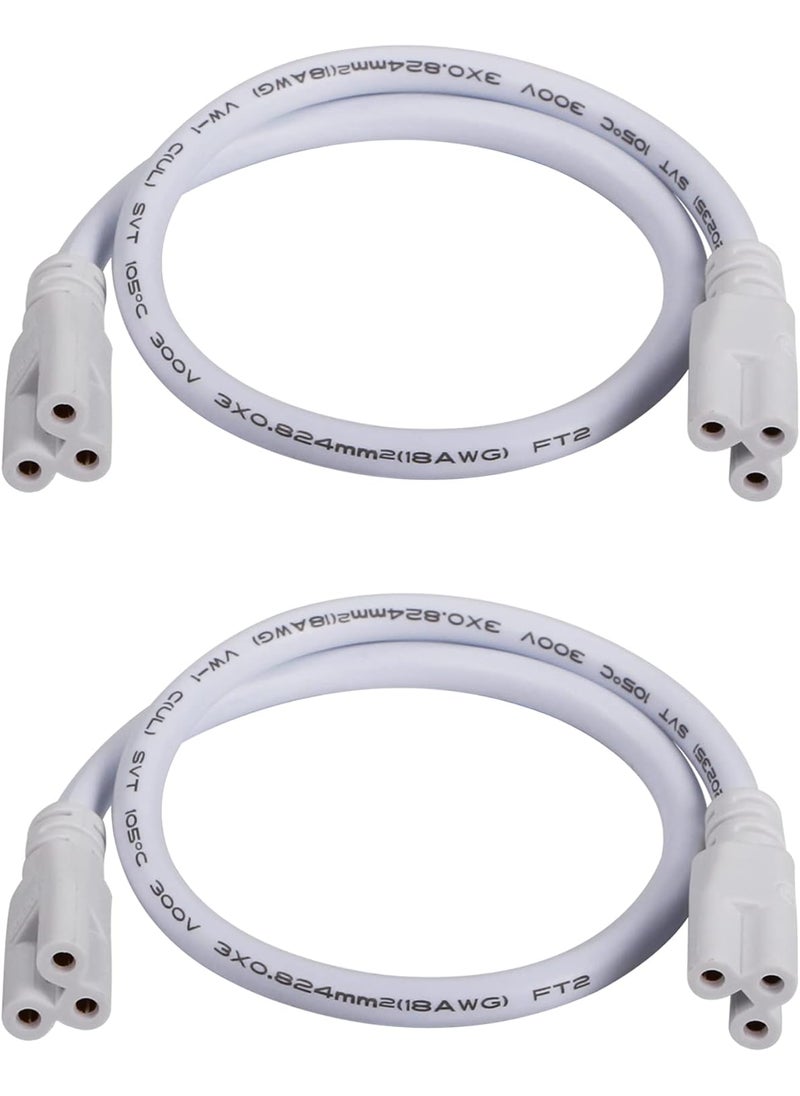 SinLoon SinLoon ULLP Certification T5 T8 LED Lamp Connecting Wire Ceiling Lights Daylight LED Integrated Tube Cable Linkable Cords for LED Tube Lamp Holder Socket Fittings with Cables16IN04M2Pack  - Image 1