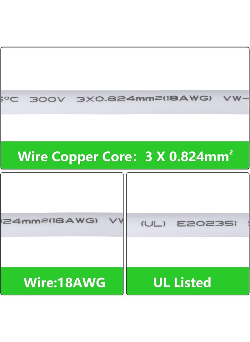 SinLoon SinLoon ULLP Certification T5 T8 LED Lamp Connecting Wire Ceiling Lights Daylight LED Integrated Tube Cable Linkable Cords for LED Tube Lamp Holder Socket Fittings with Cables16IN04M2Pack  - Image 3