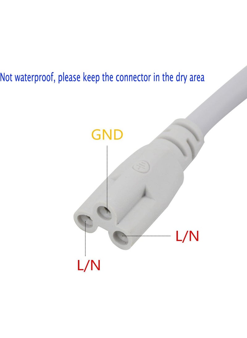 SinLoon SinLoon ULLP Certification T5 T8 LED Lamp Connecting Wire Ceiling Lights Daylight LED Integrated Tube Cable Linkable Cords for LED Tube Lamp Holder Socket Fittings with Cables16IN04M2Pack  - Image 4