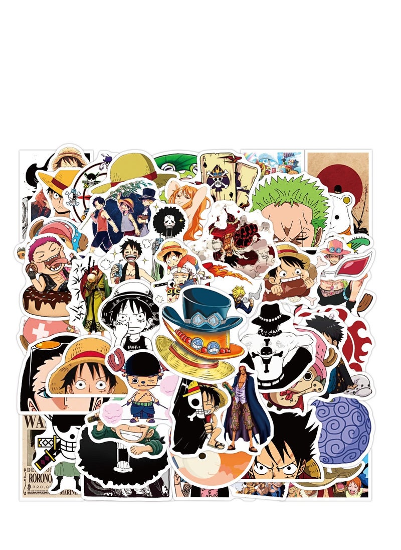 Y&D 50-Piece Laptop Anime Waterproof Stickers  - Image 1