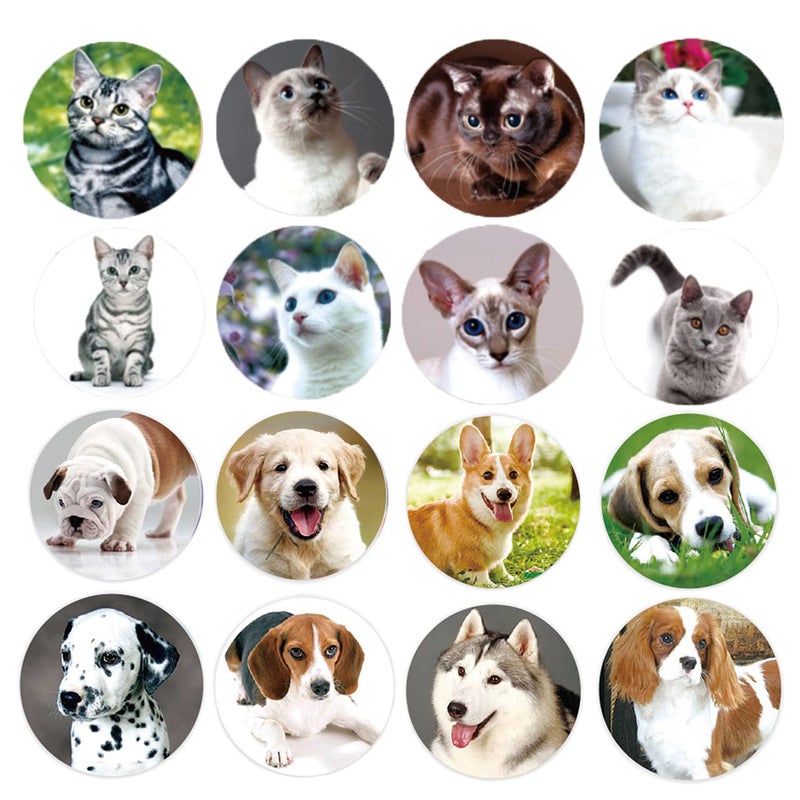 Hohamn Dog and Cat Stickers for Kids Teachers1000 Pcs Dog Cat Design Stickers for Kids Birthday Party School Reward Giveaways - Image 1