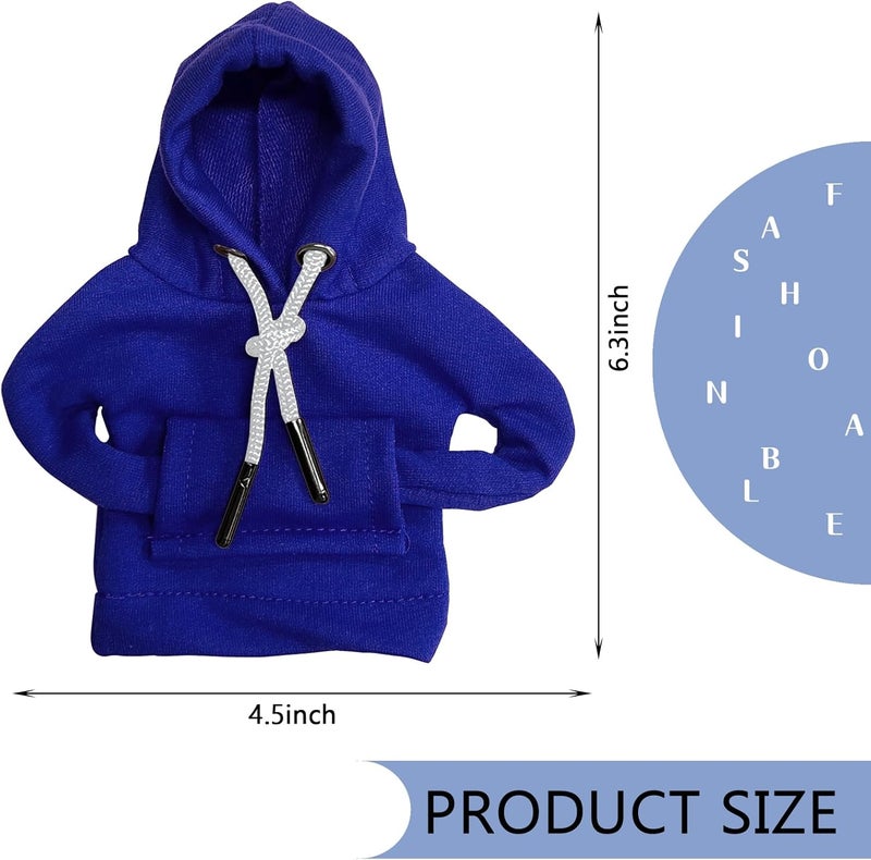 vvag Gear Shift Hoodie, Hoodie Car Gear Shift Cover, Car Shift Knob Hoodie, Automotive Interior Accessories, Universal Fit Knob Cover Gift (Blue) - Image 2