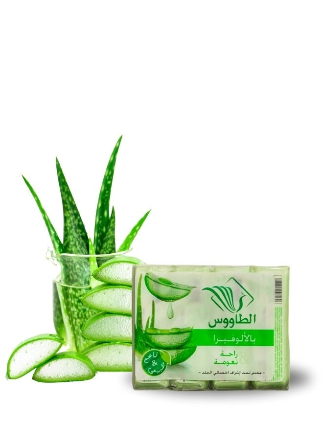 الطاووس صابون الطاووس المهدئ بالصبار: عناية طبيعية في 125 جرام - Image 2