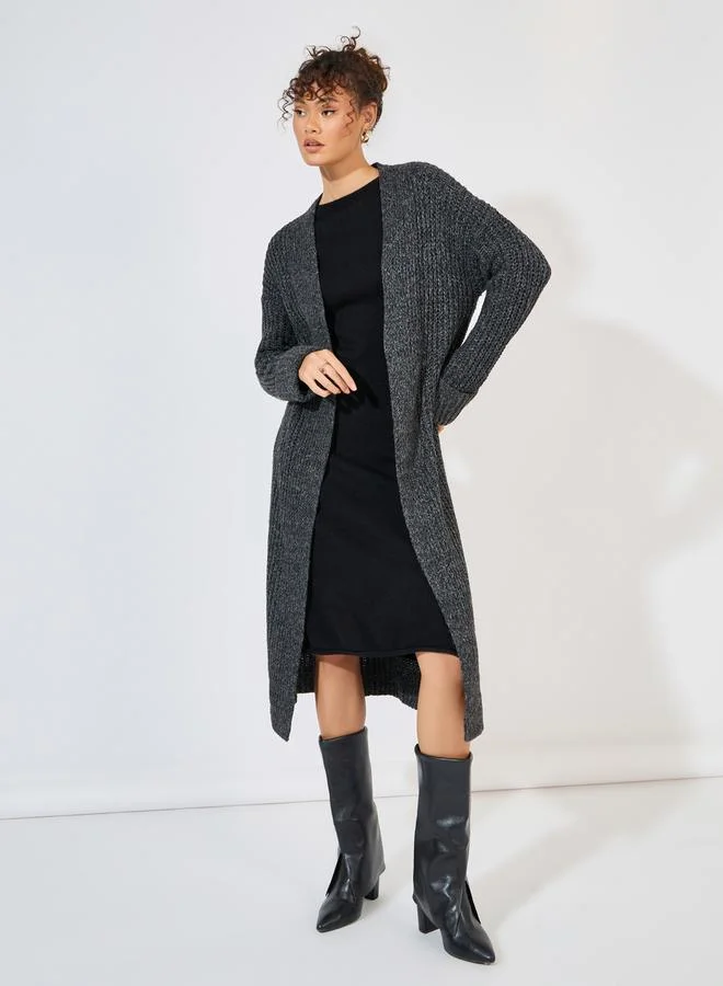 Styli Regular Fit Midi Length Cardigan