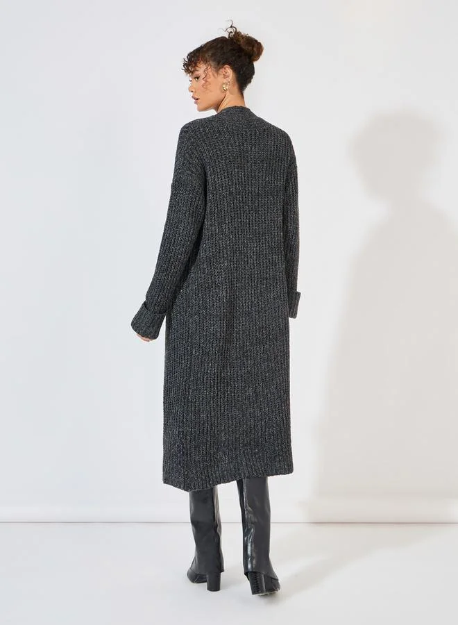 Styli Regular Fit Midi Length Cardigan
