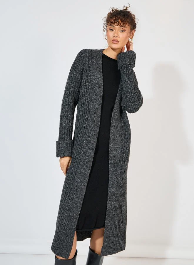 Styli Regular Fit Midi Length Cardigan