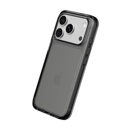 RhinoShield Clear Case Compatible with iPhone 17 Pro Transparent Protective Phone Case Exceeds Military Drop Standards Scratch Resistant Shockproof Trendy Colors Ash Black - Image 1