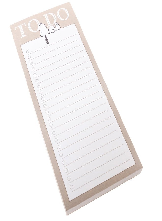 Graphique Snoopy Magnetic Notepad, 100 Tear-Away Sheets for Grocery, Shopping & To-Do Lists, Magnetic Writing Pad for Fridge, Kitchen, Office, Fun Gift for Snoopy Lovers - Image 3