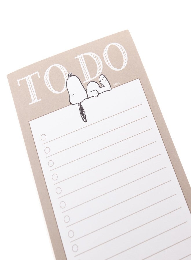 Graphique Snoopy Magnetic Notepad, 100 Tear-Away Sheets for Grocery, Shopping & To-Do Lists, Magnetic Writing Pad for Fridge, Kitchen, Office, Fun Gift for Snoopy Lovers - Image 2