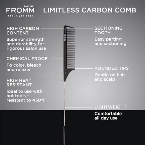 Fromm F3015 Limitless 9 Pin Tail Comb - Image 3