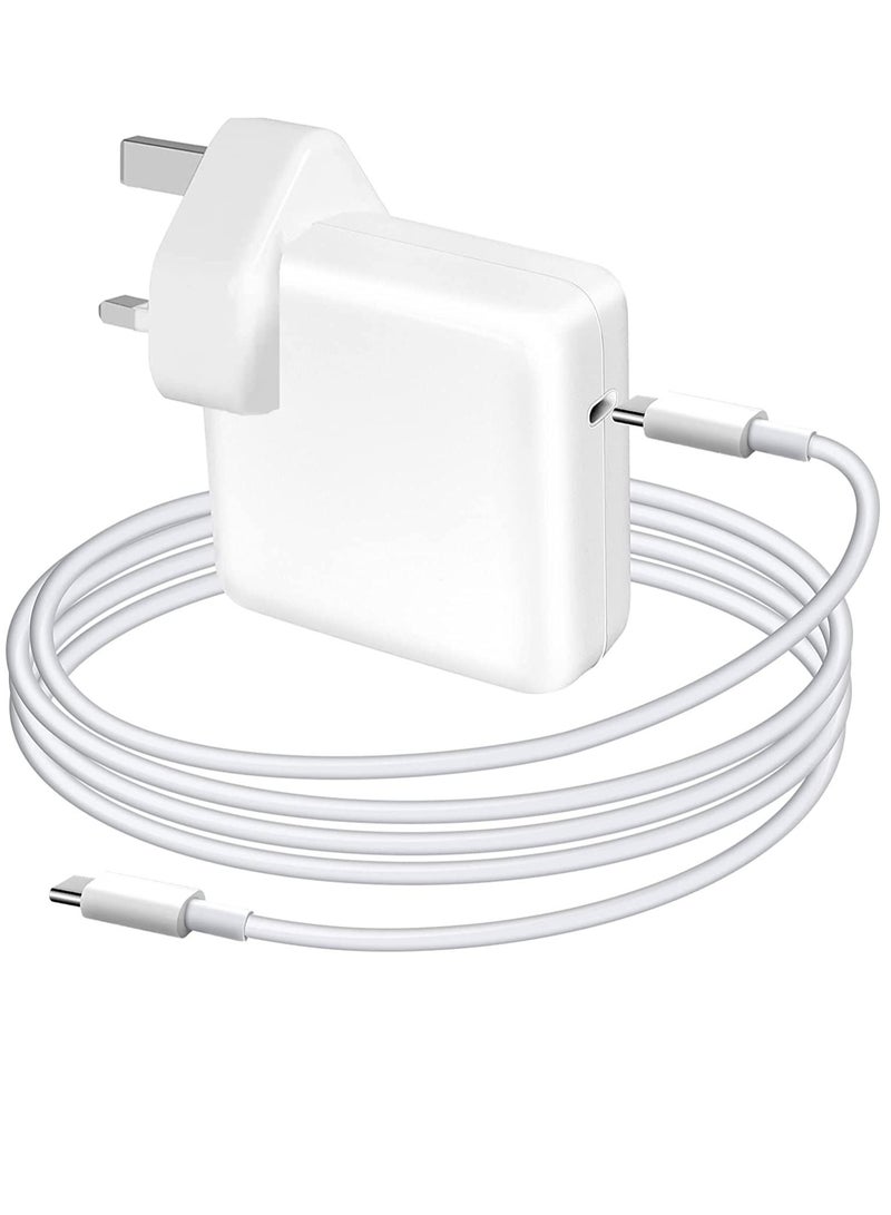 Ntech Mac Book Pro Charger USB C 96W Fast Charger Compatible with MacBook Pro and Air 13'' 14' 15' 16 Inch, iPad 12.9/11 Inch and All USB-C Device Included USB C to C Cable (6.6ft ) - Image 1