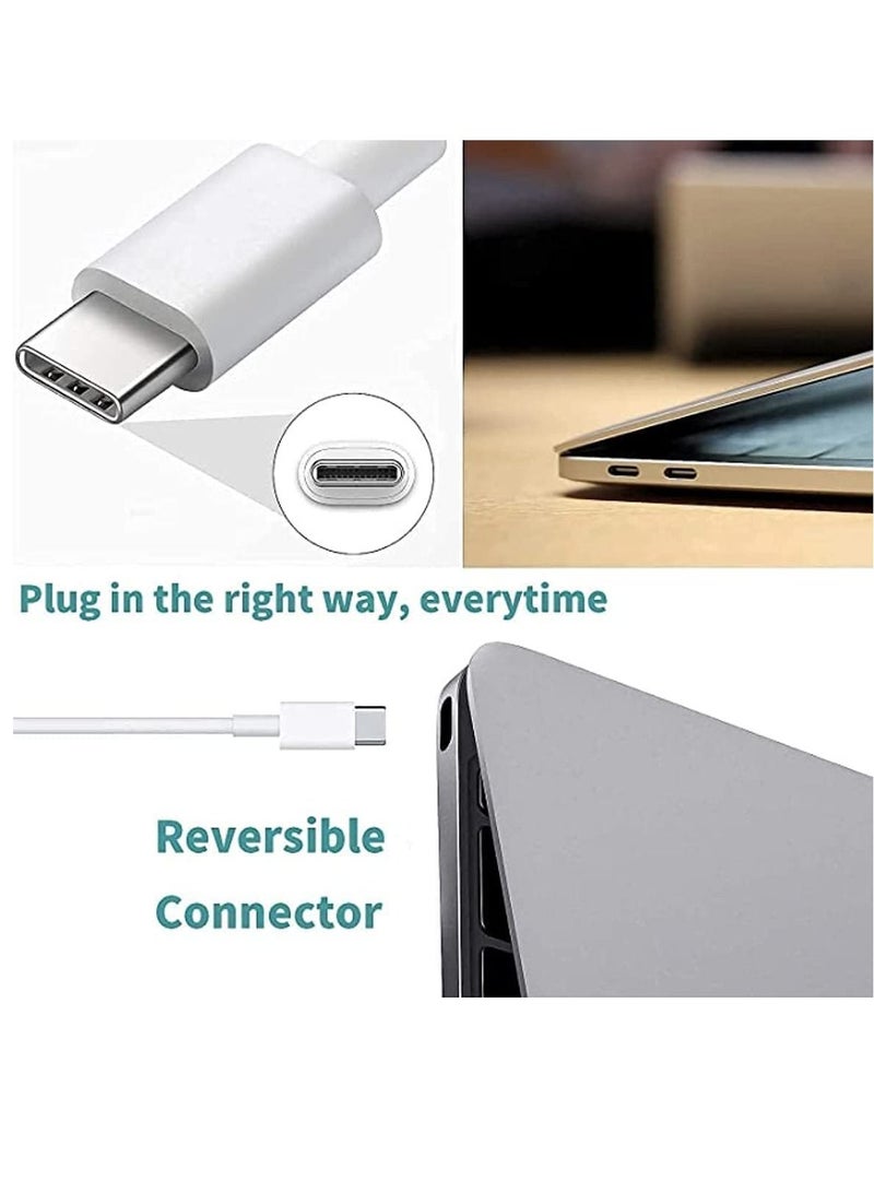 Ntech Mac Book Pro Charger USB C 96W Fast Charger Compatible with MacBook Pro and Air 13'' 14' 15' 16 Inch, iPad 12.9/11 Inch and All USB-C Device Included USB C to C Cable (6.6ft ) - Image 2