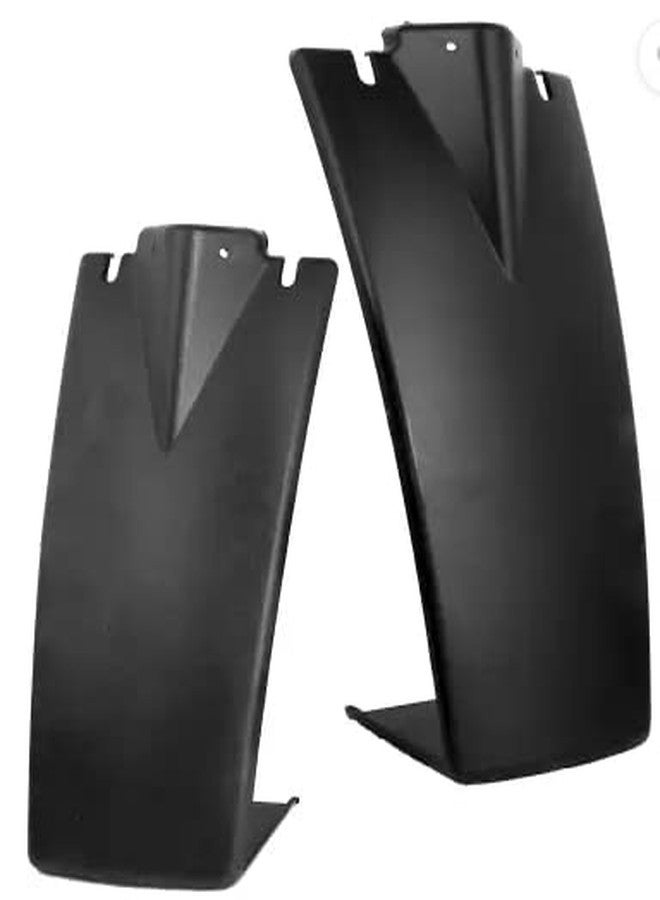 Arah Black Plastic Necklace Display Stand 7-10 INCH (Pack of 2)