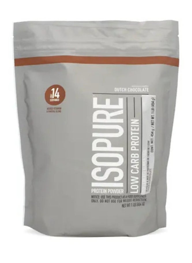 Nature's Best Nature's Best Isopure Zero Carb Isolate Protein, 25 gm Protein  , Dutch Chocolate, 1 lb 