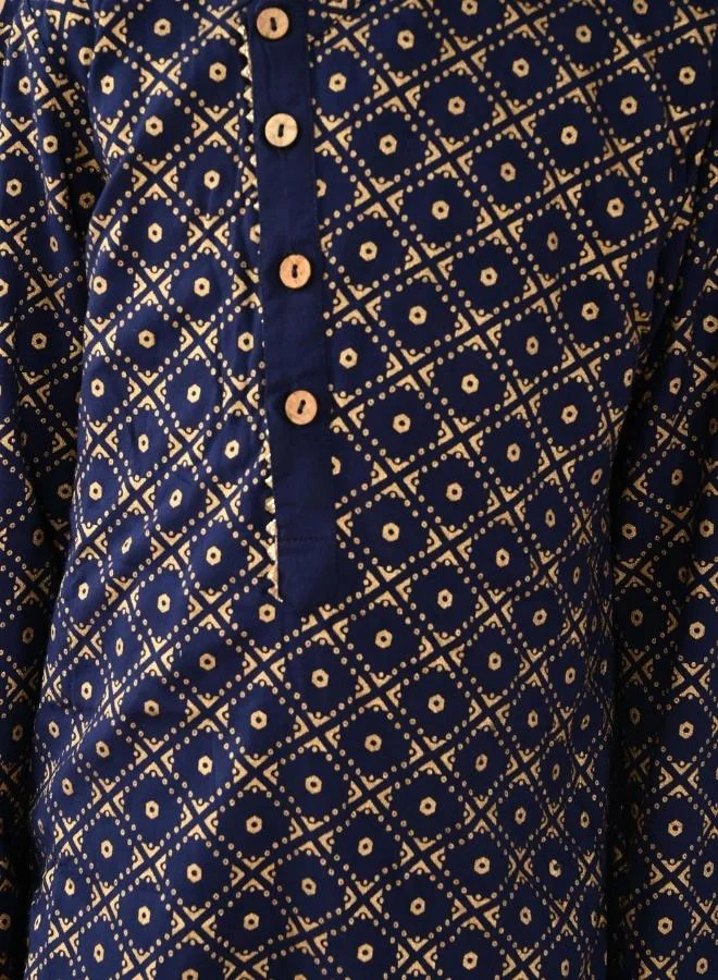 LILPICKS Printed Dhoti Kurta Set