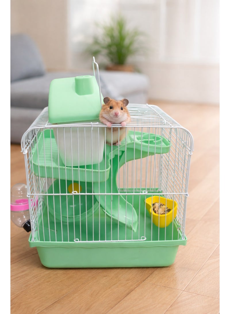 Petto Small Cage Hamster Habitat – Compact and Safe Home for Hamsters - Image 1