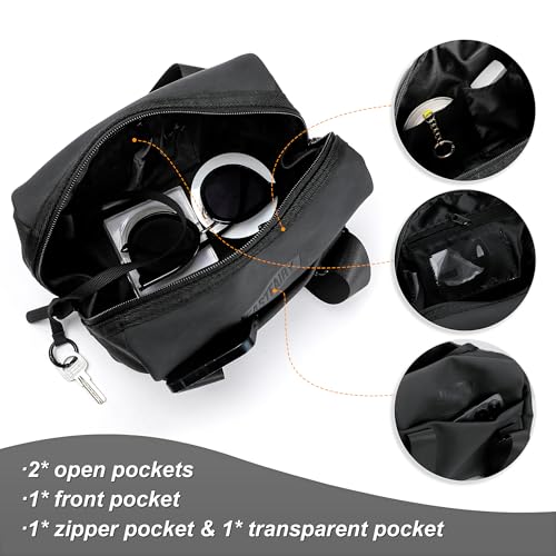 FASTFAIRY Small Gym Shoulder Bag For Women: Black Purse Handbags With Adjustable Strap - Millennials Gen Z Fitness Enthusiasts - Yoga Pilates Strength Training - Image 3