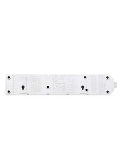 MASTERPLUG Masterplug Permaplug by ELS134W-01 Four Socket Trailing Socket with Power Indicator, without Plug and Cable, 13 Amp, White  - Image 4