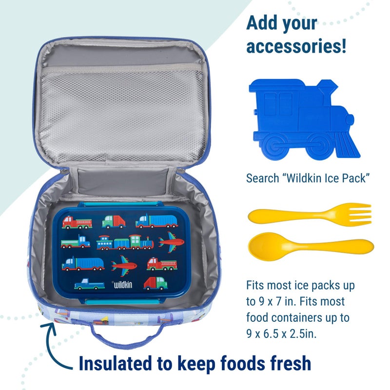 Wildkin Kids Insulated Lunch Box - Durable And Reusable For School & Travel - On The Go - Image 5