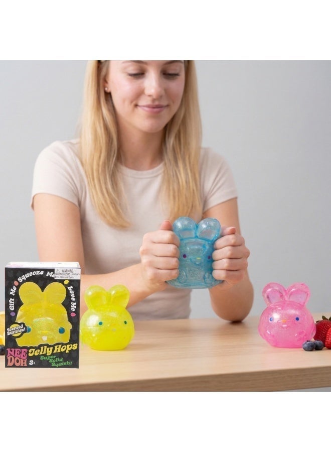 Needoh Squishy Gummy Bunny Sensory Fidget Toy Squeeze - Image 3