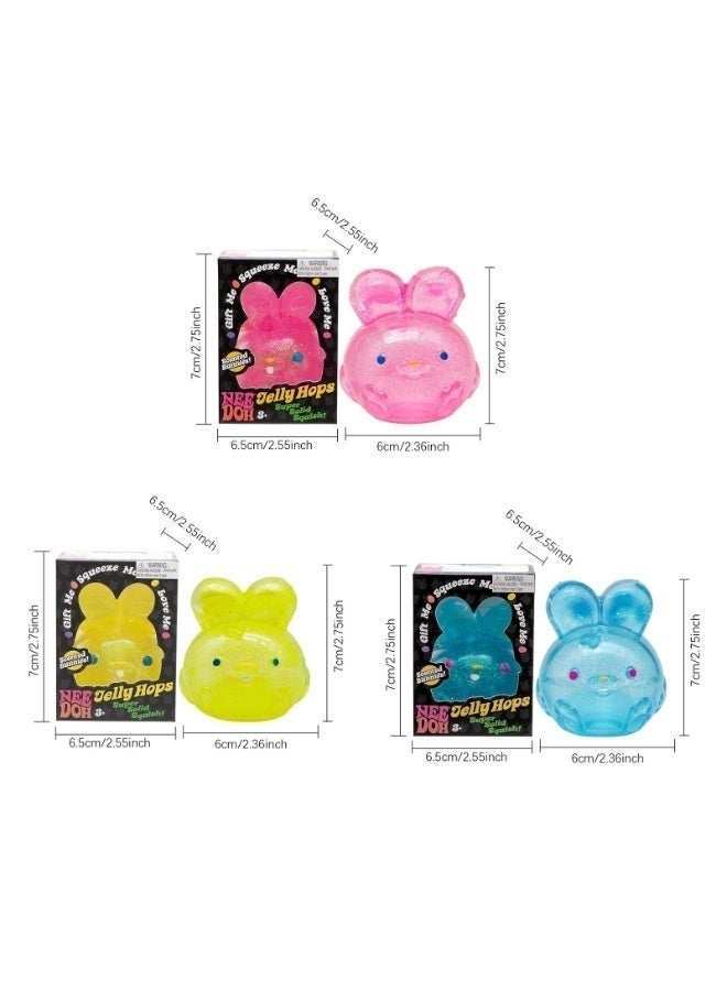 Needoh Squishy Gummy Bunny Sensory Fidget Toy Squeeze - Image 4
