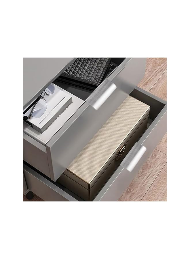 promass Finger Edge Pull, 8 PCS Concealed Handle Modern Style Drawer Handle, Aluminum Alloy Invisible Handle Wardrobe Handle for Cabinet Hardware Drawer, 100 mm/Brushed Nickel - Image 5