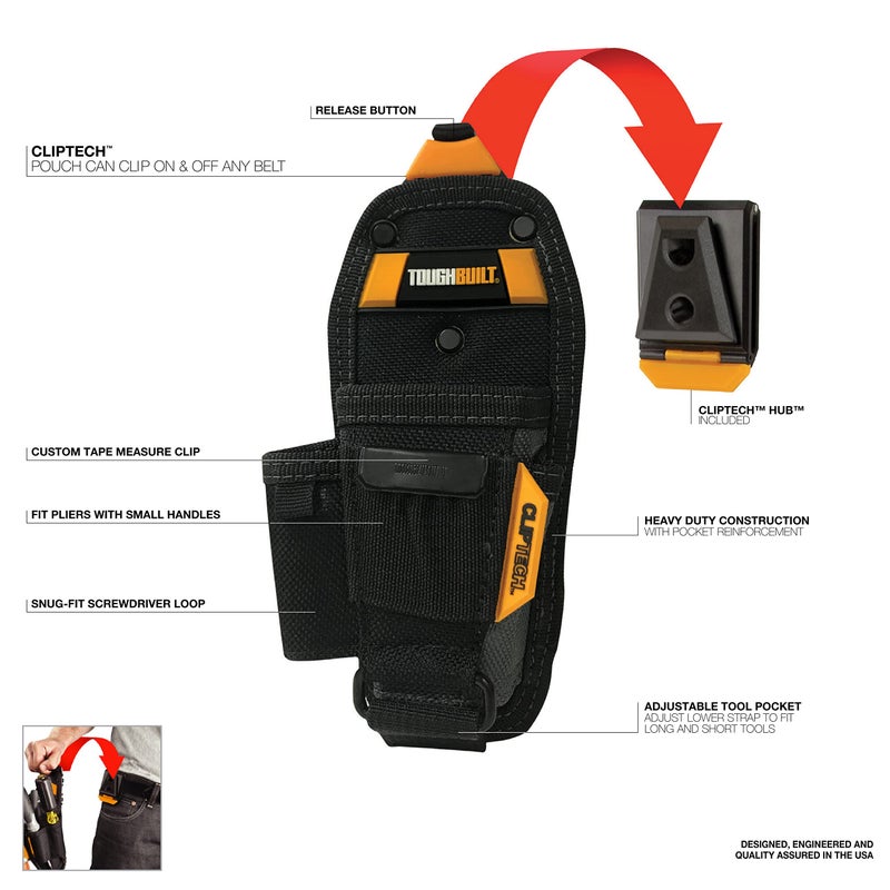 TOUGHBUILT حقيبة كماشة توف بيلت (صغيرة) - Image 2