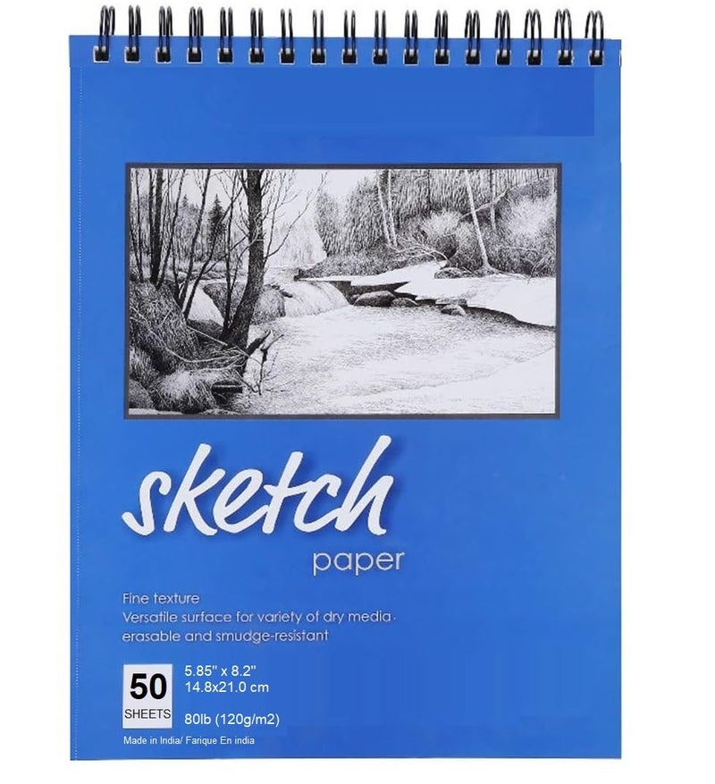 Corslet Pack of 13 Artist Pencil for Sketching Drawing Pencil Set for Artists 12 Pc Sketch Pencil 8B 6B 5B 4B 3B 2B B HB 2H 3H 4H 5H Drawing Pencils with 50 Sheets A5 Sketchbook - Image 2
