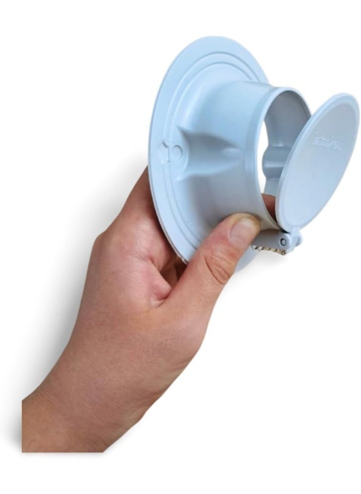 Water Bounce Blocker for Bathroom Kitchen Light Blue Plastic Bug Proof Easy to Install Suitable for Home Sink - Image 2