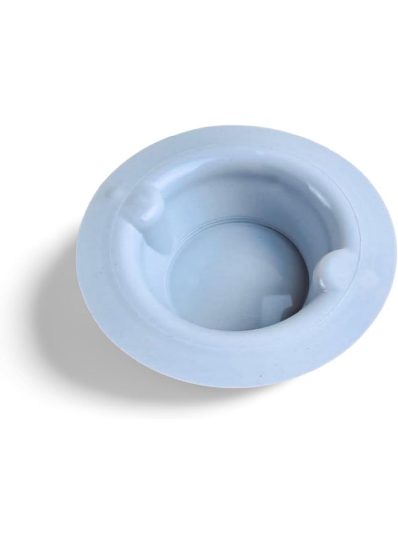 Water Bounce Blocker for Bathroom Kitchen Light Blue Plastic Bug Proof Easy to Install Suitable for Home Sink - Image 3