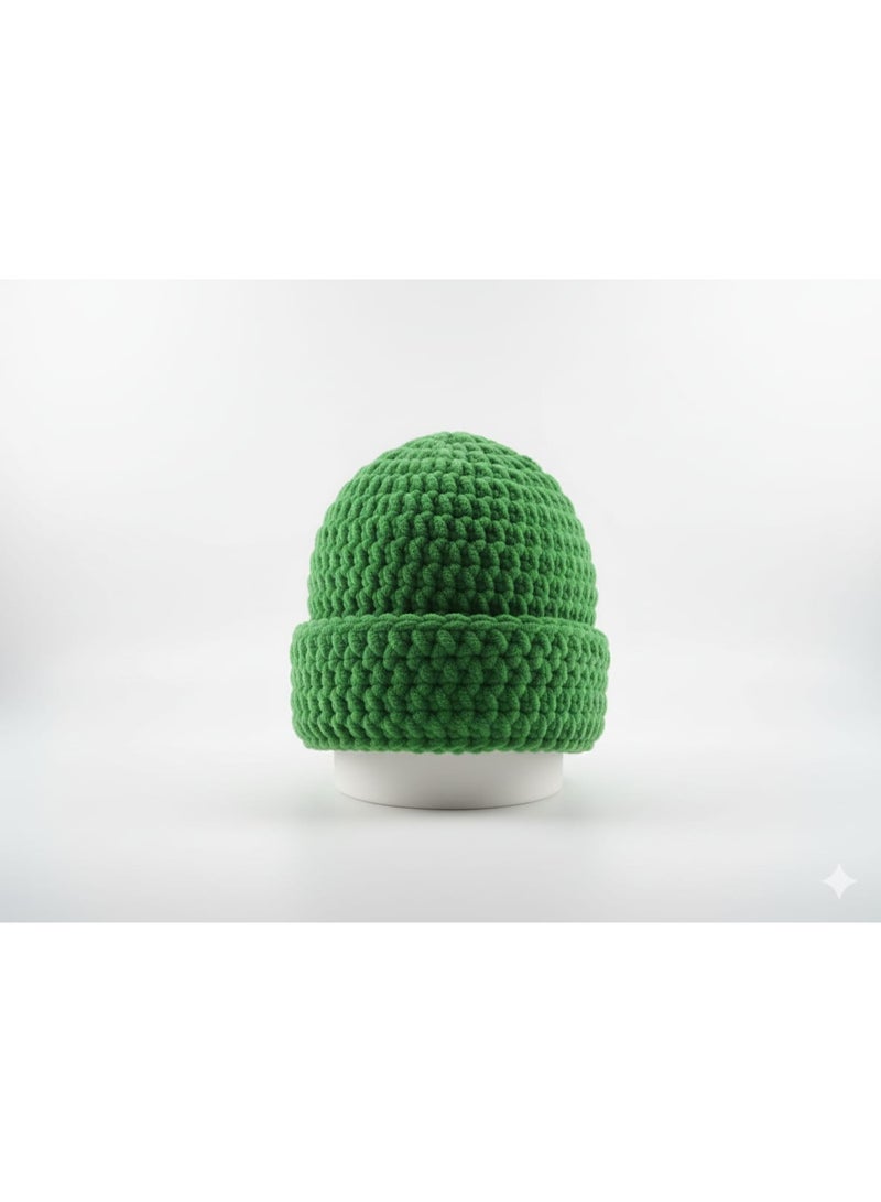 CROCHKA unisex Winter Chunky Knit Beanie Hat - Soft Crochet Warm Skull Cap