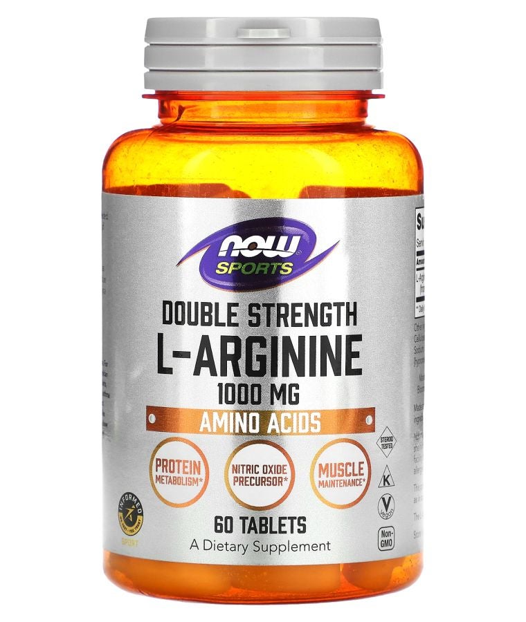 now L-Arginine 1000 mg 60 Tablets