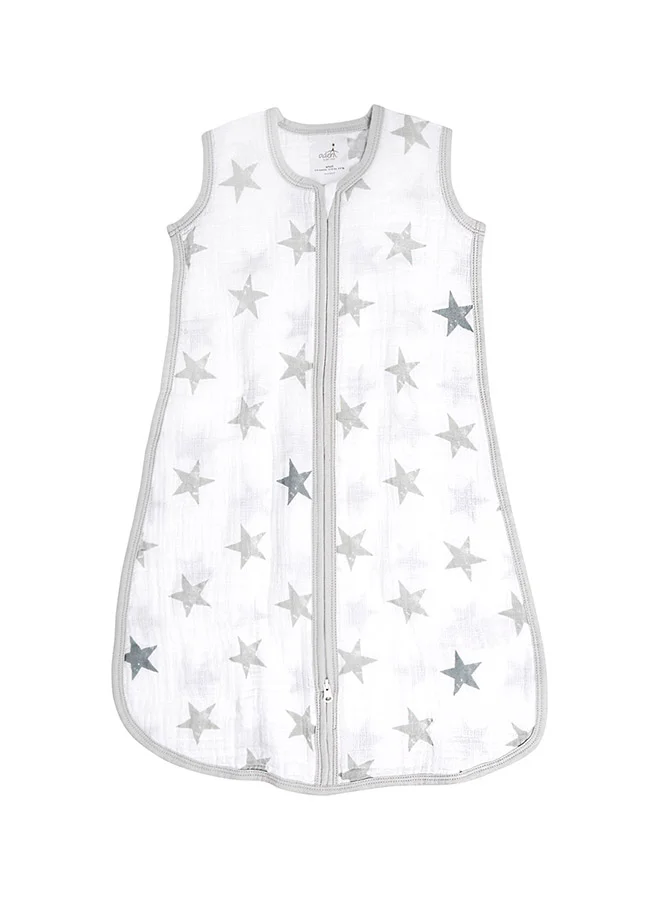 aden + anais Essentials Cotton Muslin 1.0 Tog Light Sleeping Bag Dusty For 0 To 6 Months