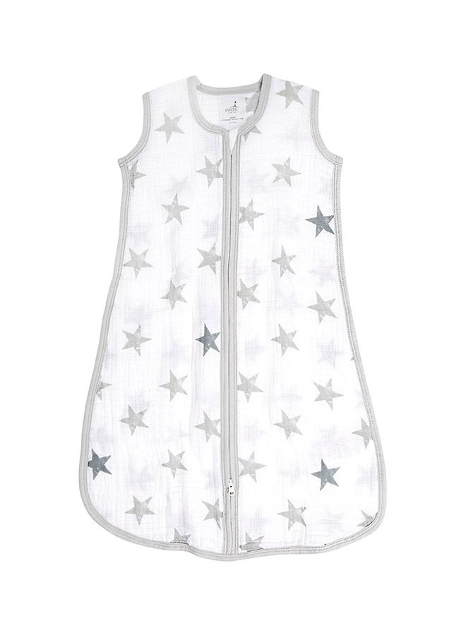 aden + anais Essentials Cotton Muslin 1.0 Tog Light Sleeping Bag Dusty For 0 To 6 Months - Image 1