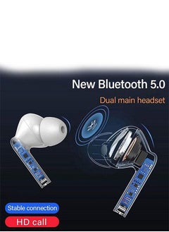 Generic Bluetooth Touch Air Pods with HD Microphone HD stereo sound /XT90  - Image 2