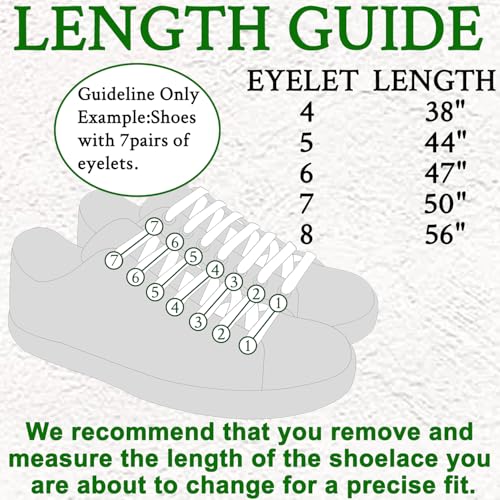 Endoto Shoelaces for Gucci Ace Flat Shoe Laces Replacement Sneakers Shoes StringsColorWhiteSize47Inch - Image 3