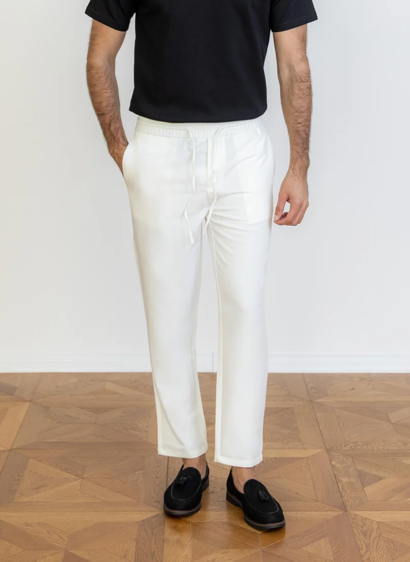 شايبس STRAIGHT JOGGER-WAIST TROUSERS