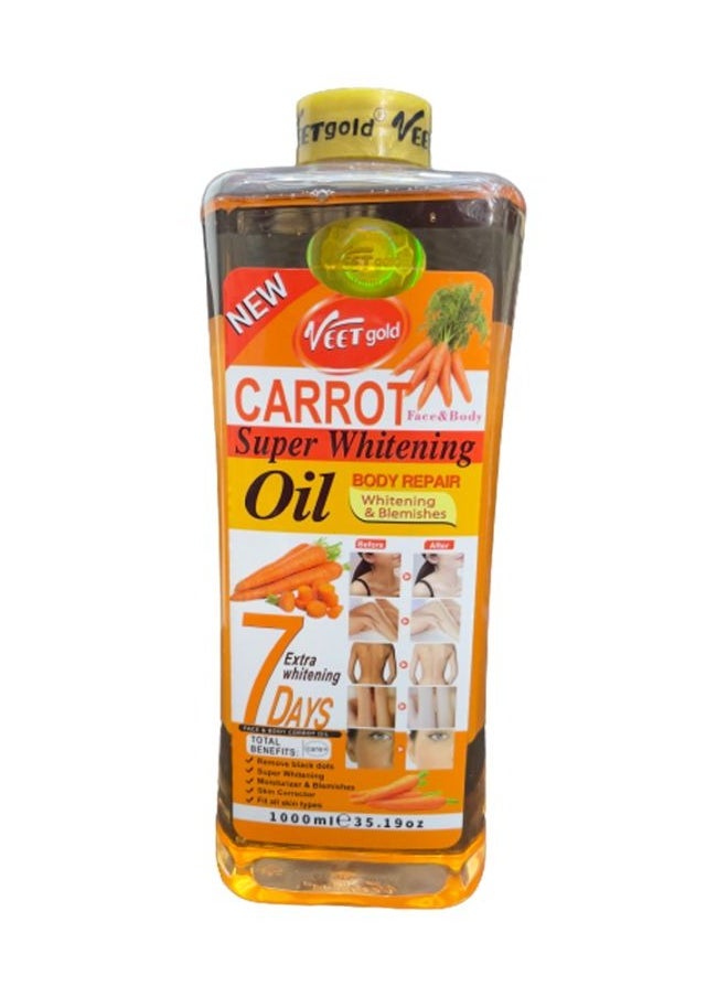Veet gold Carrot Super Whitening Oil 1000mL  - Image 1