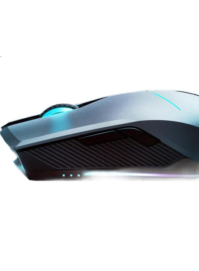 MACHENIKE [National Subsidy 15%] M721 Wireless Gaming Mouse Wired E-Sports Laptop Mouse Office Mechanical Mouse Rechargeable Dual-Mode 1000Dpi Black - Image 1