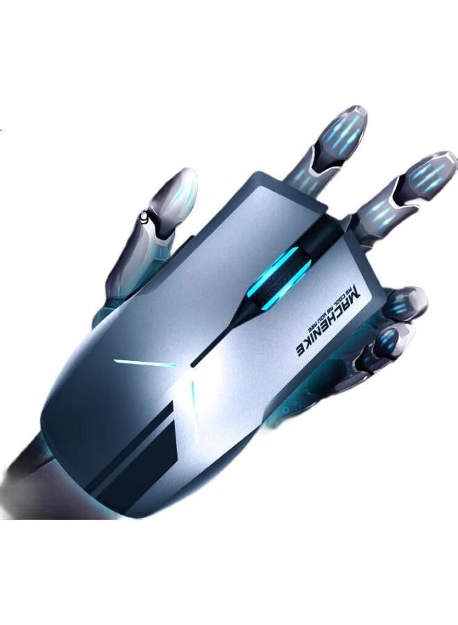 MACHENIKE [National Subsidy 15%] M721 Wireless Gaming Mouse Wired E-Sports Laptop Mouse Office Mechanical Mouse Rechargeable Dual-Mode 1000Dpi Black - Image 3