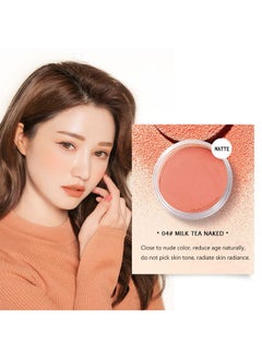 Charm Kiss Loose Powder Blush Air Cushion Blush Natural Blusher Bright Shimmer Face Blush For Cheek Highly Pigmented Blush Makeup Easy To Blend Makeup Blushin All Day Wear(04)  - Image 3