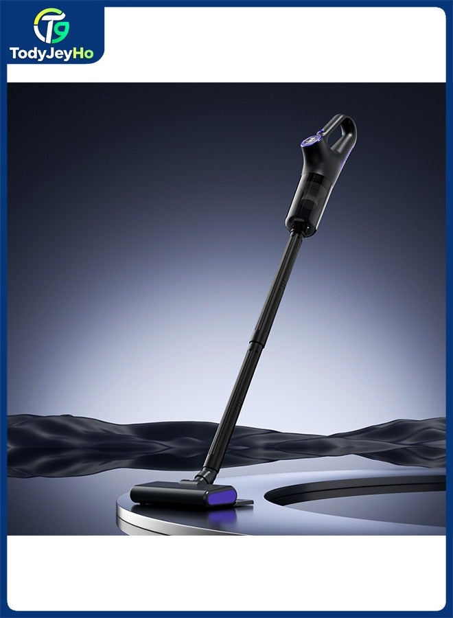 تودي جي هو 15000PA المكنسة الكهربائية اللاسلكية، 50 دقيقة التشغيل، 2-في-1 اليدوية والعصا، شحن USB-C، 5 المرفقات لشعر المنزل / السيارة / الحيوانات الأليفة، مرشح قابل للغسيل ومسح - Image 1
