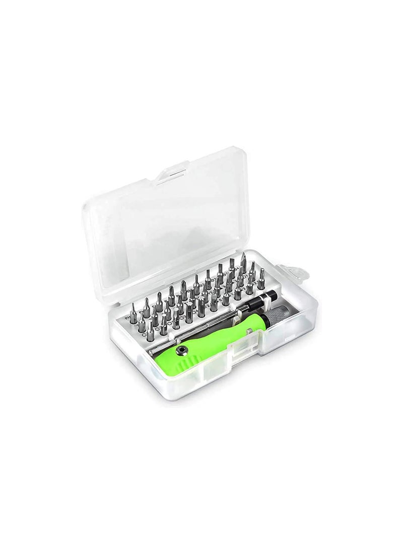 BLAPOXE BLAPOXE 32 in 1 Interchangeable Multipurpose Mini Screwdriver Set Magnetic Slot Wrench Bits Repair Tools Kit Set Combination Screwdriver Set for Home ApplianceLaptopMobileComputer  - Image 1